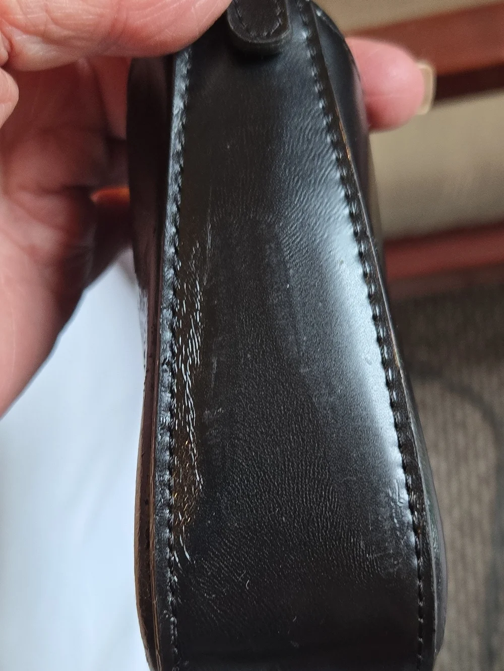kate spade Black Leather Shoulder Bag